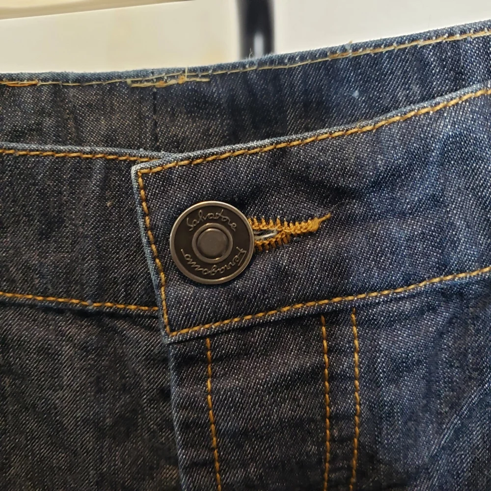 Salvatore Ferragamo Men's Bottom Fly Rare Straight Leg Jeans Size 54. - Picture 3 of 10